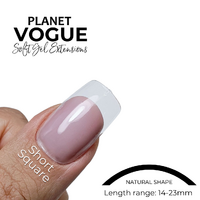 Planet Vogue - Square Short - 504 Tips/Bag