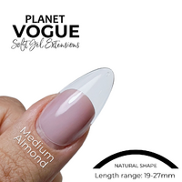 Planet Vogue - Almond Medium - 504 Tips/Bag