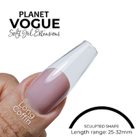 Planet Vogue - Coffin Long - 520 Tips/Bag