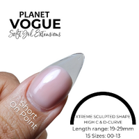 Planet Vogue - On-Point Short  - 600 Tips/Bag