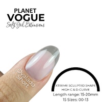 Planet Vogue Ovalado Short Soft Gel Extensions - 600 Pack