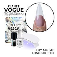 &quot;TRY ME&quot; Planet Vogue Kit with 240 x Long Stiletto Tips
