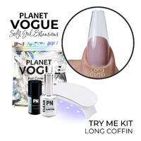 "TRY ME" Planet Vogue Kit with 240 x Long Coffin Tips