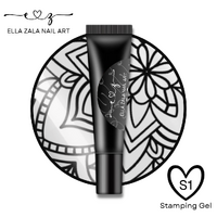 Ella Zala Stamping Gel - S1 Black  - 8ml
