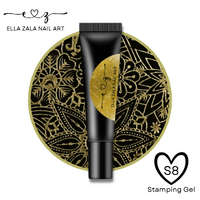 Ella Zala Stamping Gel -  S8 Gold - 8ml