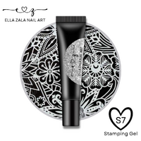 Ella Zala Stamping Gel - S7 Silver - 8ml