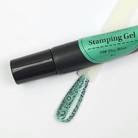 Stamping Gel - #9 Sky Blue (teal) - 8ml