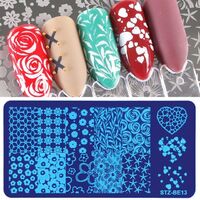 Stamping Plate - Flower Chain - BE13