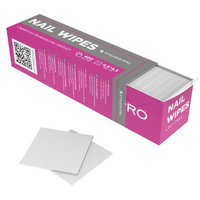 STALEKS - PRO Smart Nail Wipes Smooth Nail Cleaning Wipes 100% Lint Free 400 pcs White