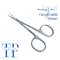 TECH-PRO - ANYA - Curved Cuticle Scissor - 5 Pack
