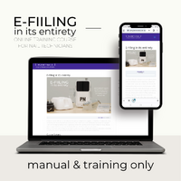 E-filing in its Entirety Online Course with Training Manual Only