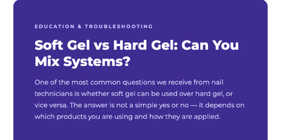 Can I apply SOFT gel over HARD?